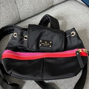 Kate Spade Black and Pink Crossbody Bag with Chic Design